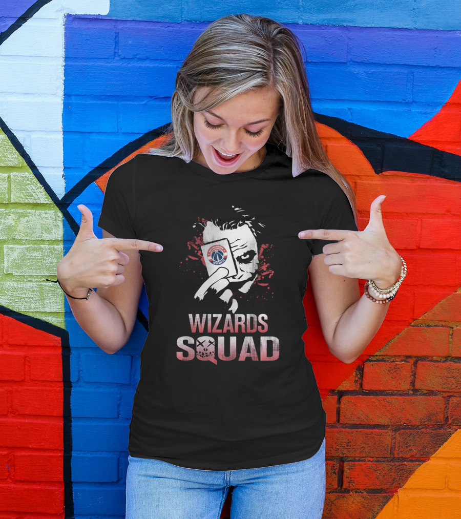 Wizards Squad Joker Card Washington Wizards T-Shirt