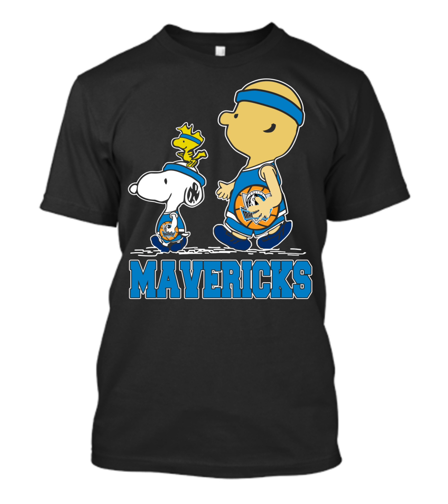 Mavericks Snoopy And Friends Basketball Team Spirit T-Shirt