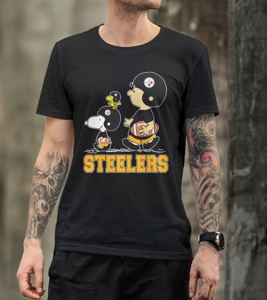 Snoopy Steelers Football Pittsburgh Fans T-Shirt
