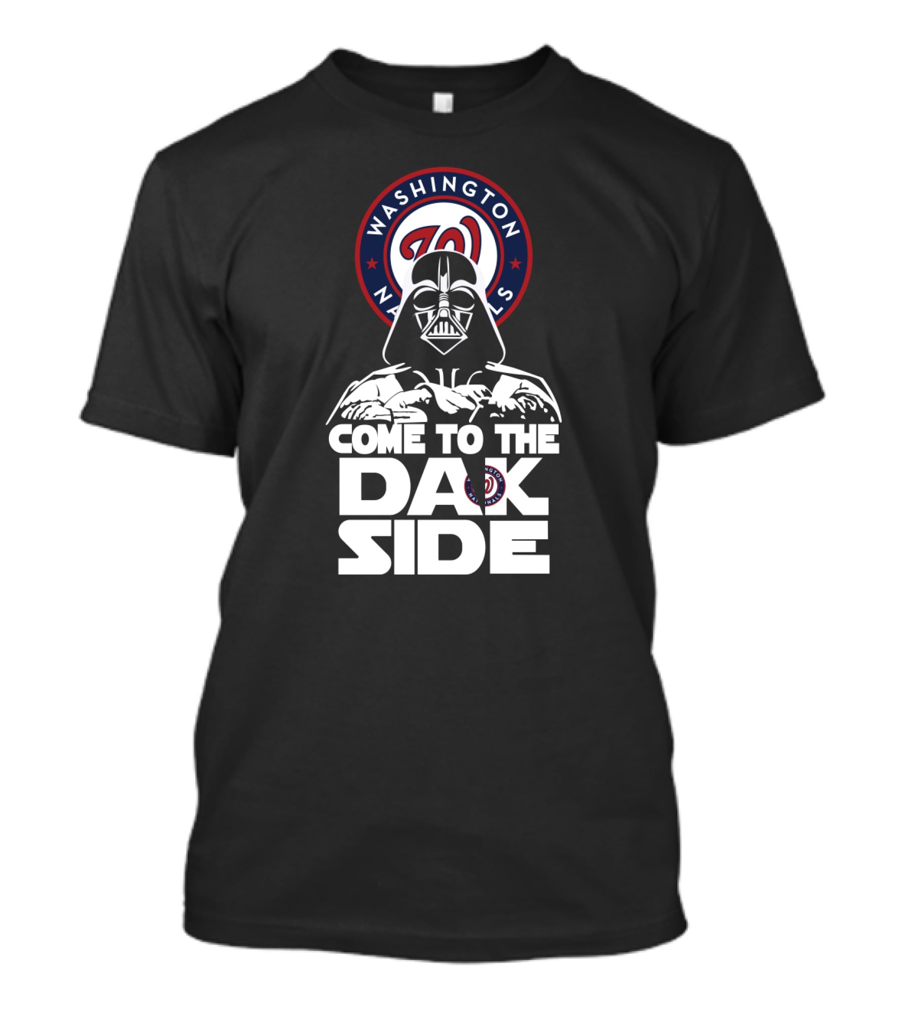 Come To The Dark Side Darth Vader Washington Nationals T-Shirt