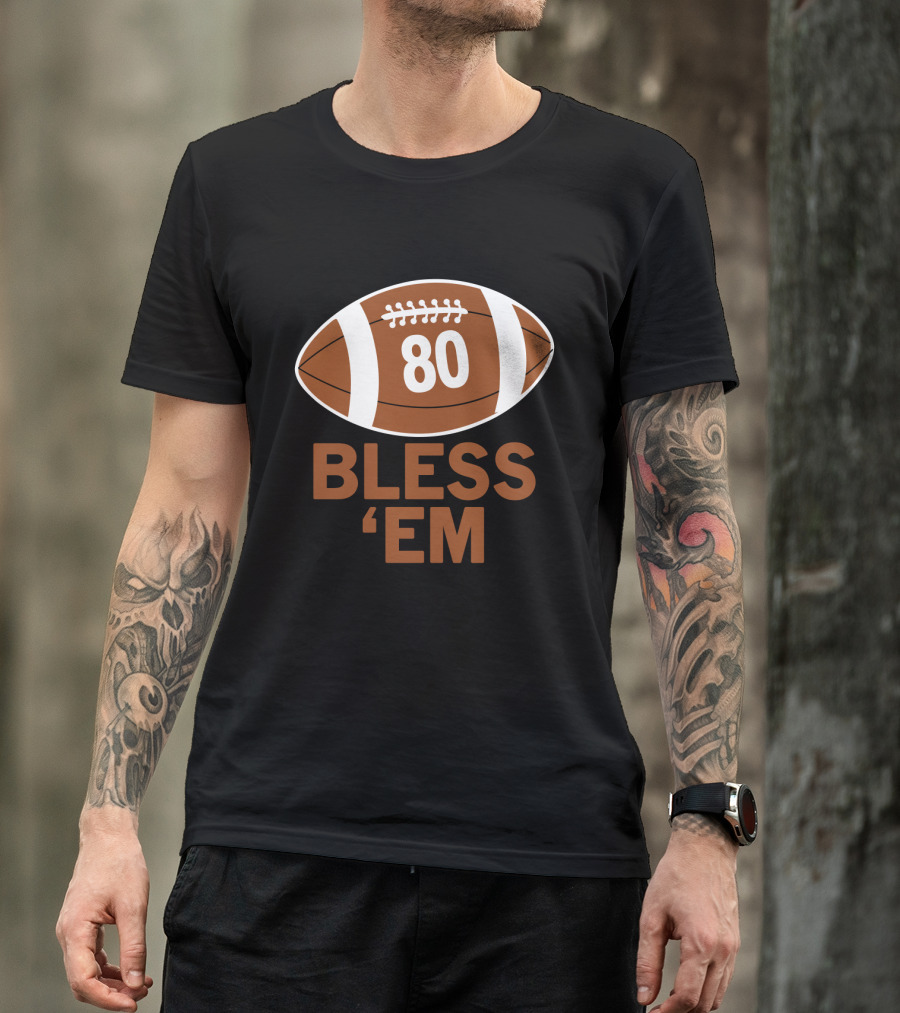 Cleveland Browns Bless Em 80 Football T-Shirt