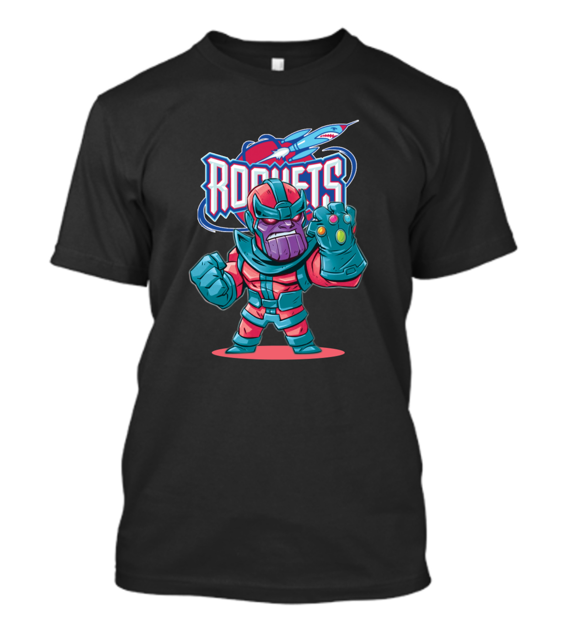 Thanos Rocket Houston Basketball Crossover T-Shirt