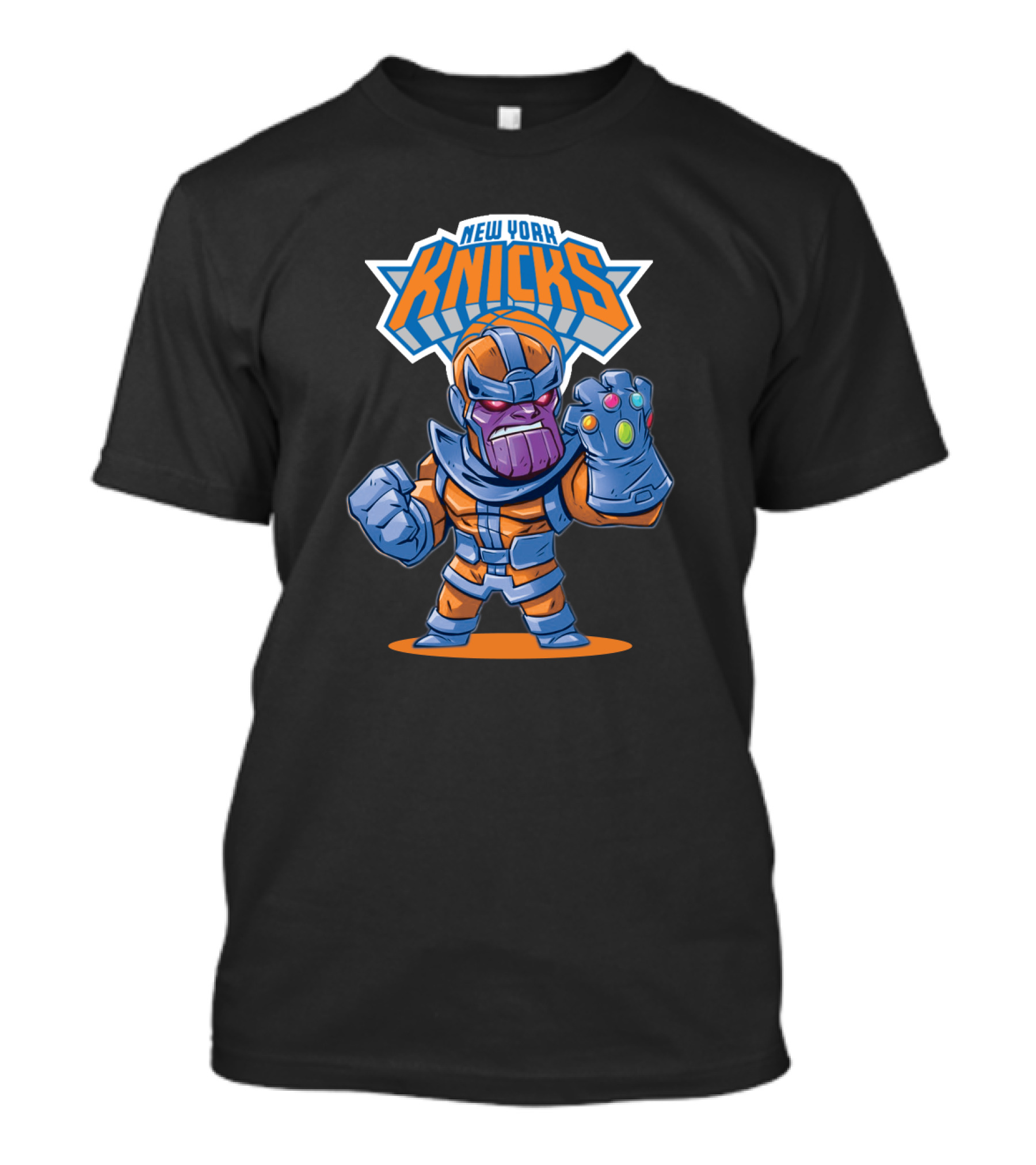 New York Knicks Thanos Crossover T-Shirt