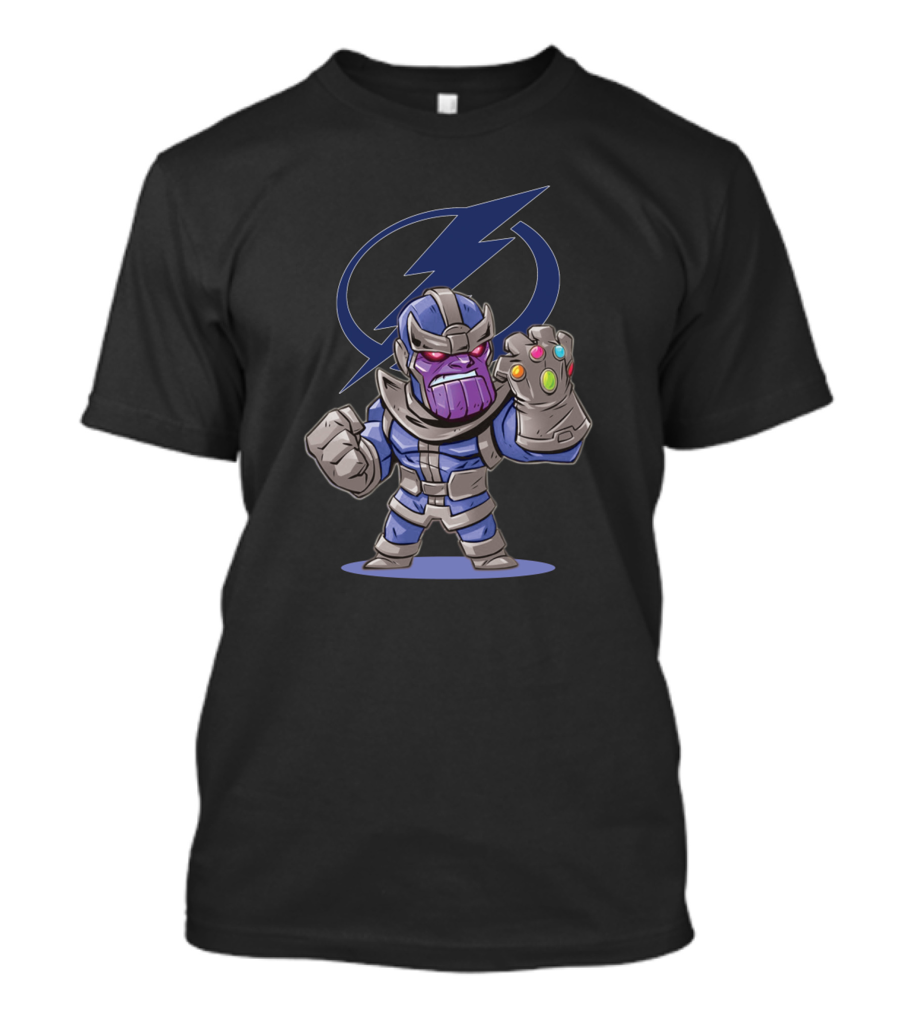 Thanos Meets Tampa Bay Lightning Fans Infinity Gauntlet Crossover T-Shirt