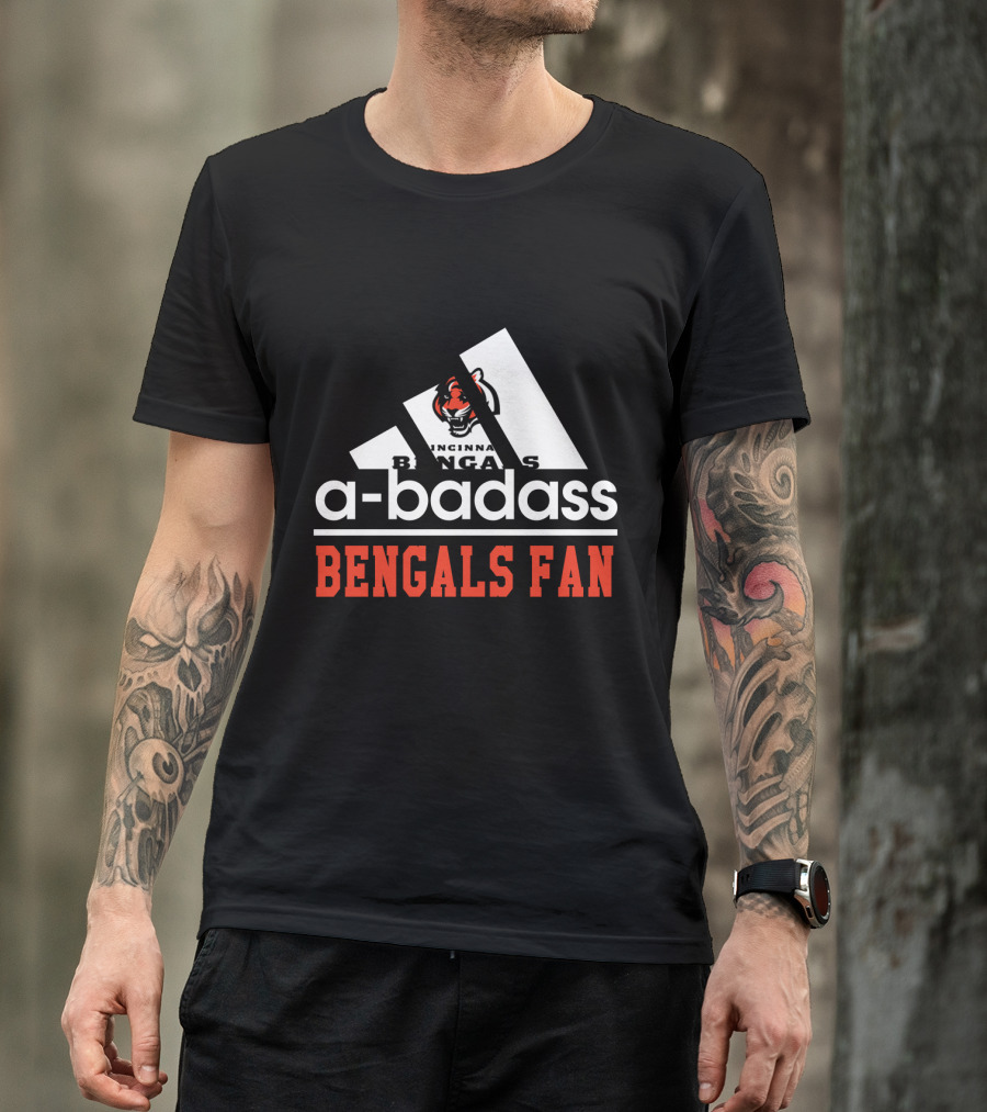 Cincinnati Bengals A-Badass Bengals Fan T-Shirt