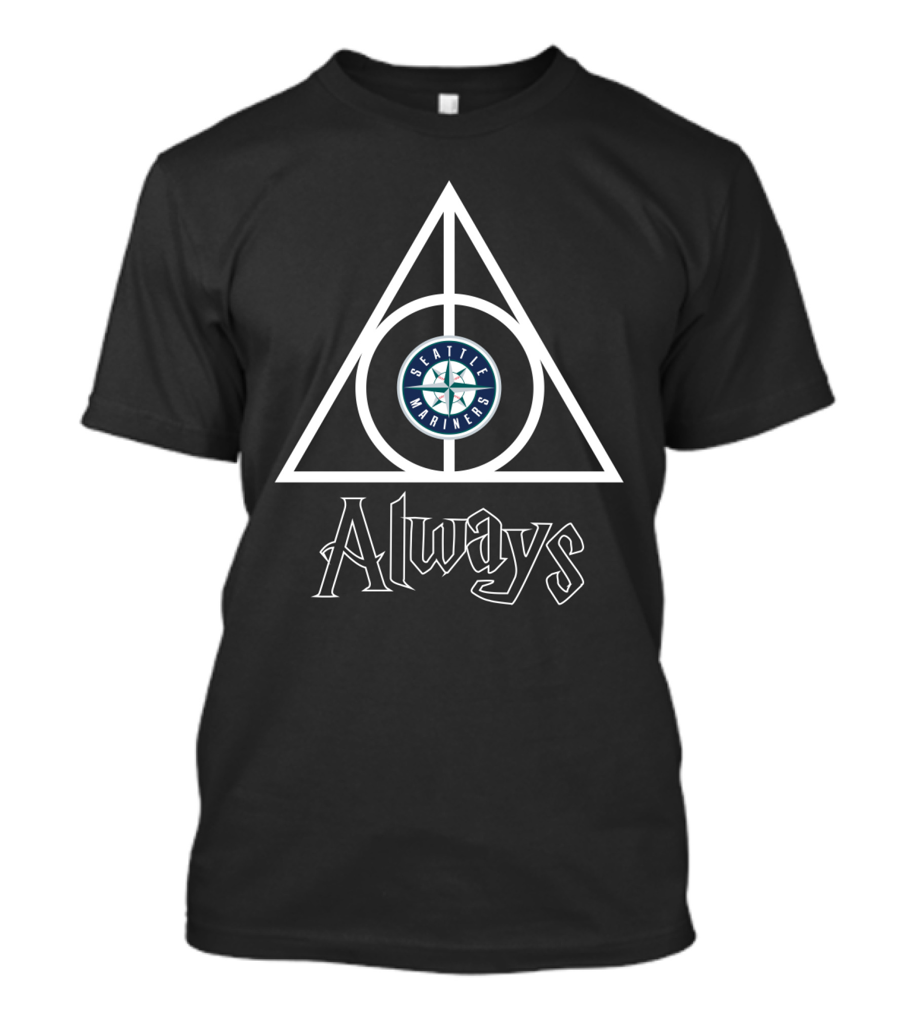 Seattle Mariners Deathly Hallows Always T-Shirt