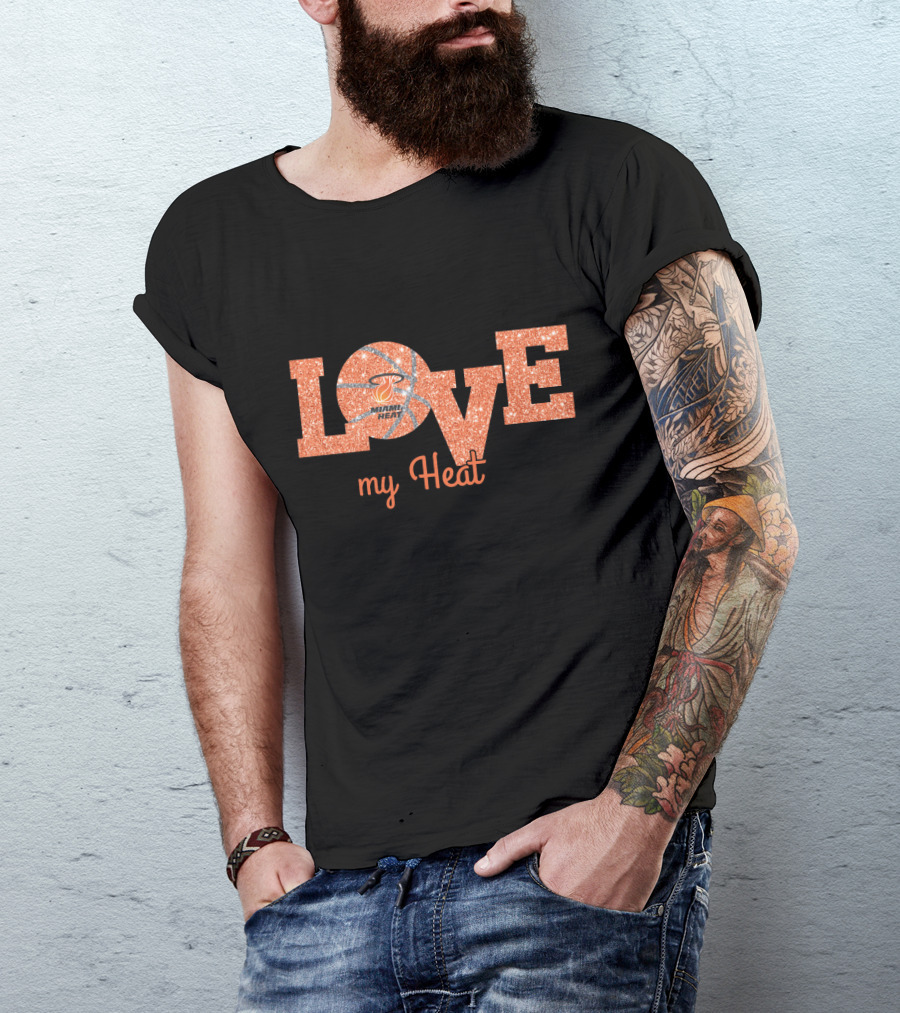Love My Miami Heat Basketball Passion T-Shirt