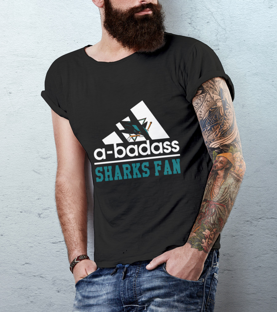 A-Badass Sharks Fan San Jose Sharks T-Shirt