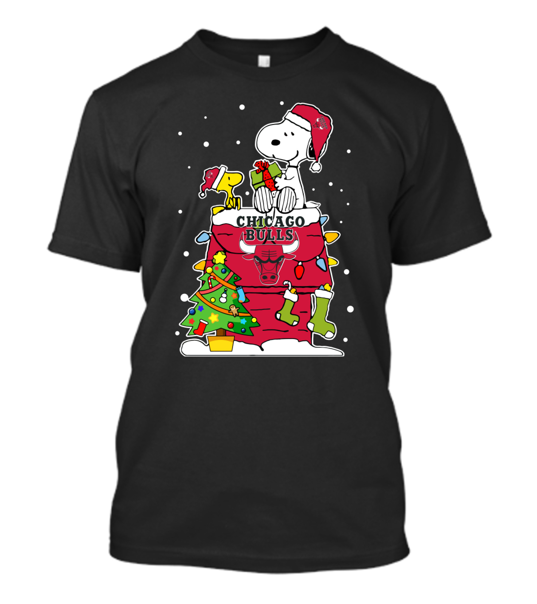 Chicago Bulls Snoopy Christmas Gift T-Shirt