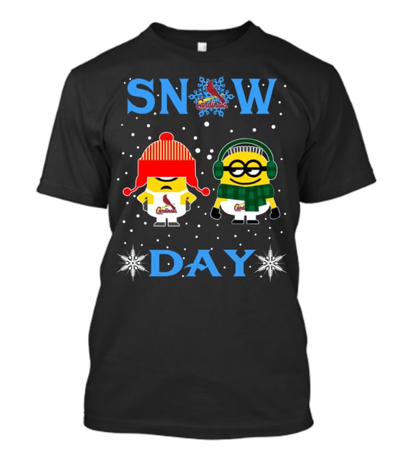 St. Louis Cardinals Minion Snow Day Fun T-Shirt