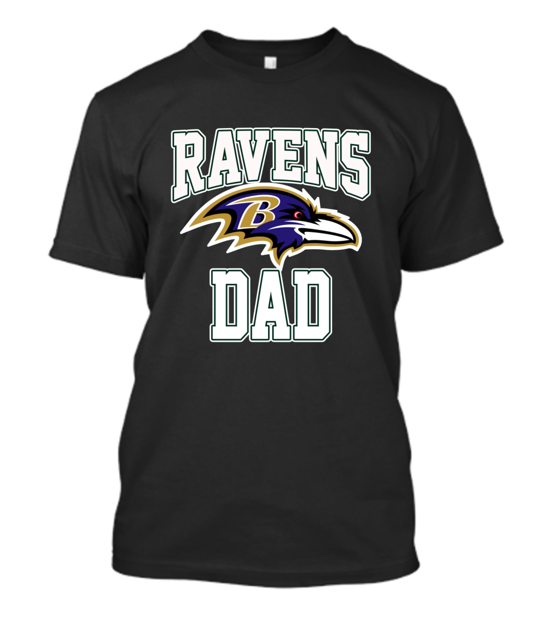 Baltimore Ravens Dad Father's Day Gift T-Shirt