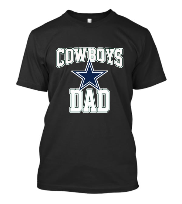 Dallas Cowboys Dad Father's Day Star T-Shirt