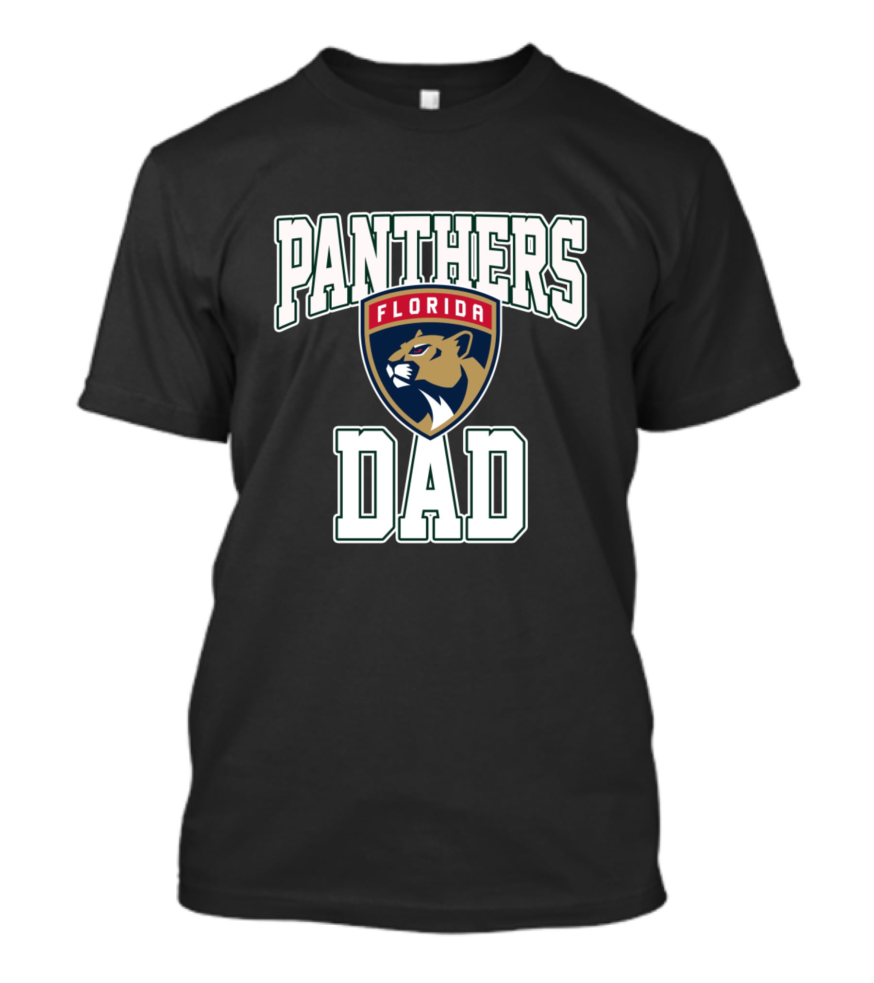 Florida Panthers Dad Sports Logo Fan Gear T-Shirt