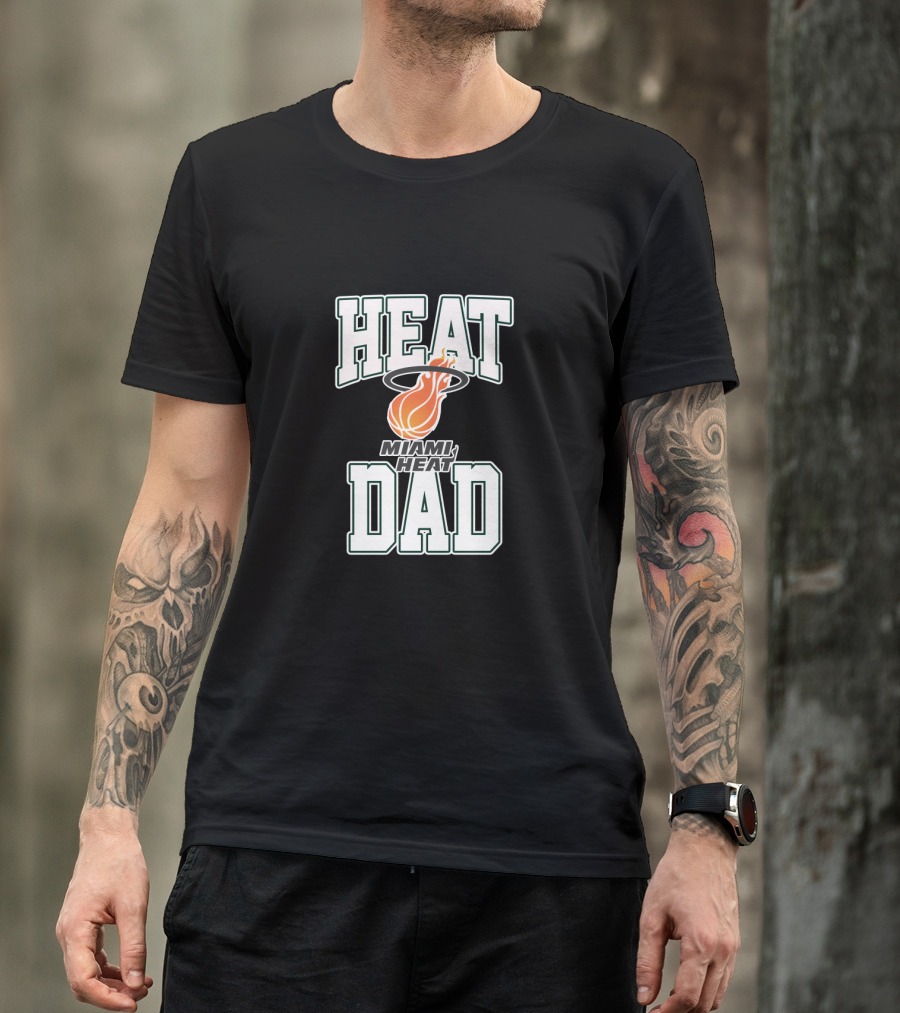Miami Heat Dad Best Father's Day Gift T-Shirt