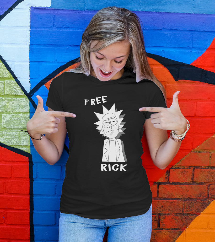Rick And Morty Fans Unite For Free Rick Movement T-Shirt