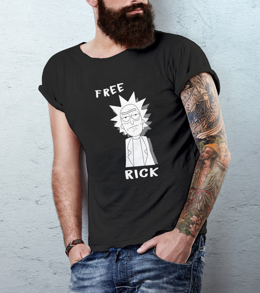Rick And Morty Fans Unite For Free Rick Movement T-Shirt