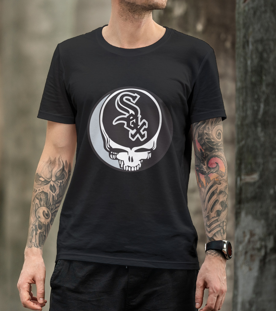 Grateful Dead Steal Your Face Chicago White Sox Fan Mashup T-Shirt