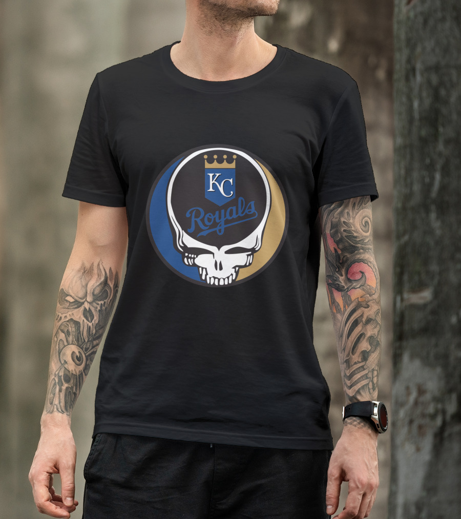 Kansas City Royals Grateful Dead Steal Your Face T-Shirt
