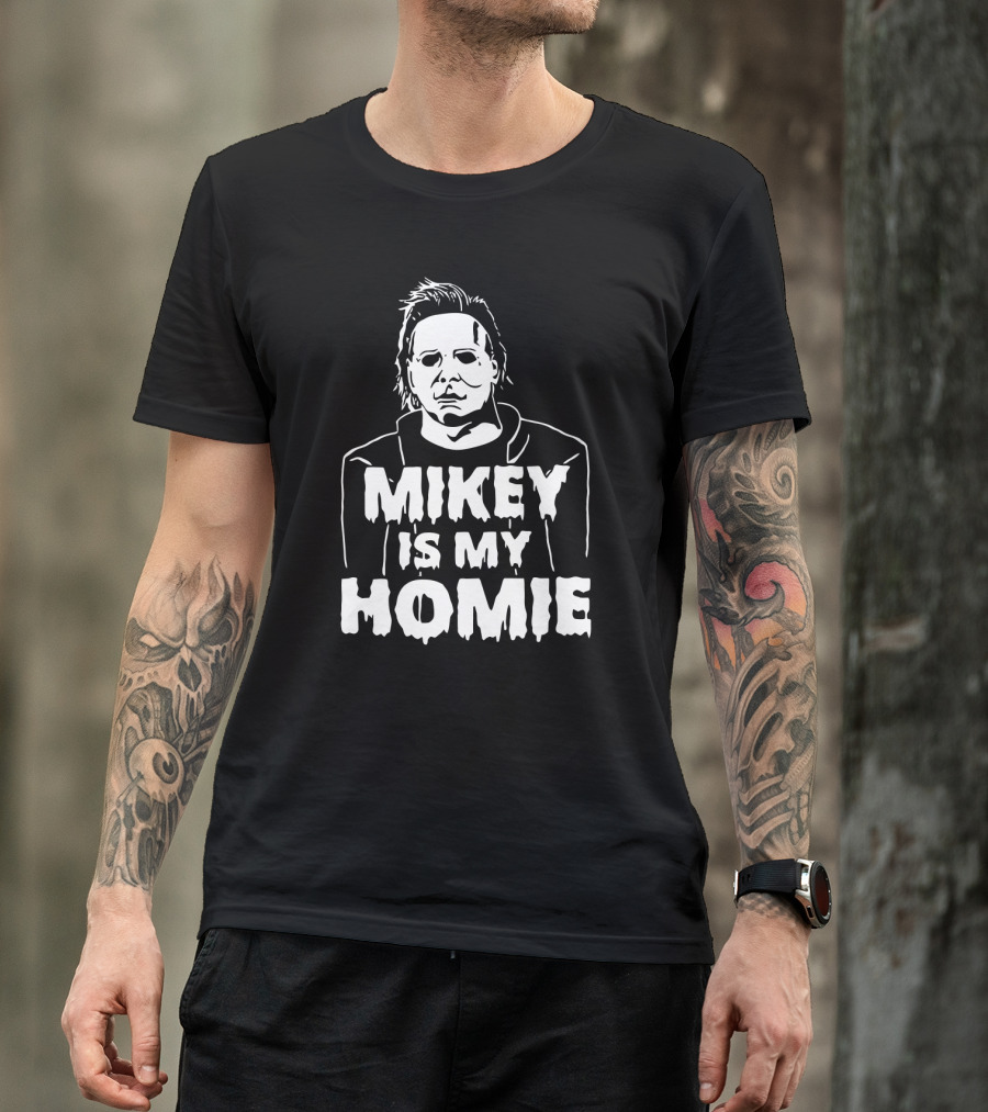 Mikey Is My Homie Halloween Horror Icon T-Shirt