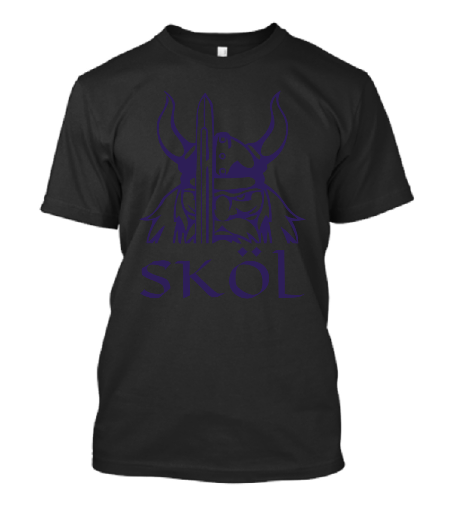 Skol Viking Helmet Nordic Scandinavian Warrior T-Shirt
