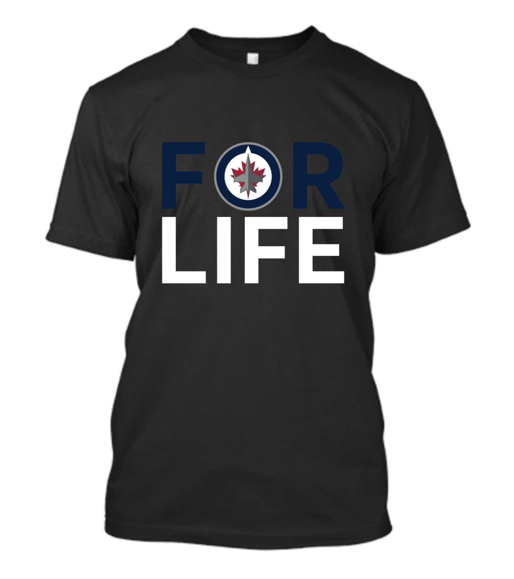 Winnipeg Jets Logo For Life For Dedicated Fans T-Shirt