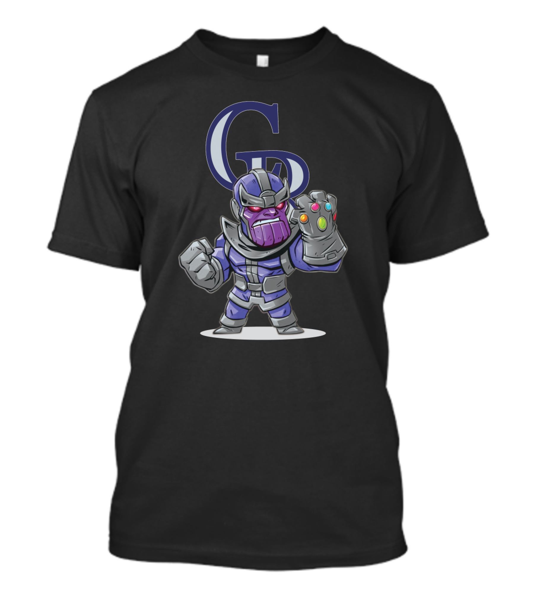 Thanos Colorado Rockies Crossover With Infinity Gauntlet And Rockies T-Shirt