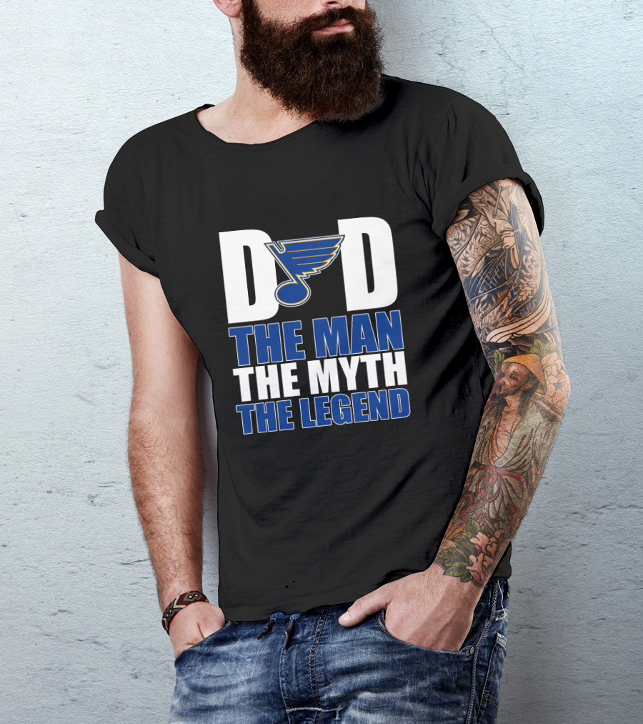 Dad St. Louis Blues The Man The Myth The Legend T-Shirt