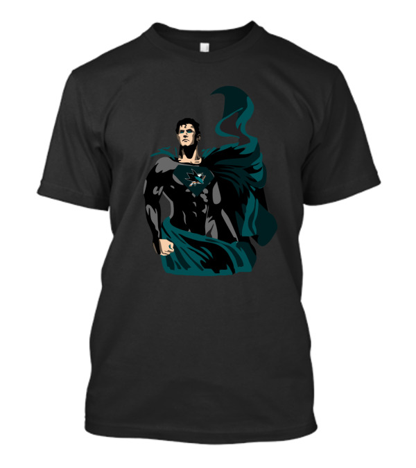 San Jose Sharks Superman Crossover Hero T-Shirt