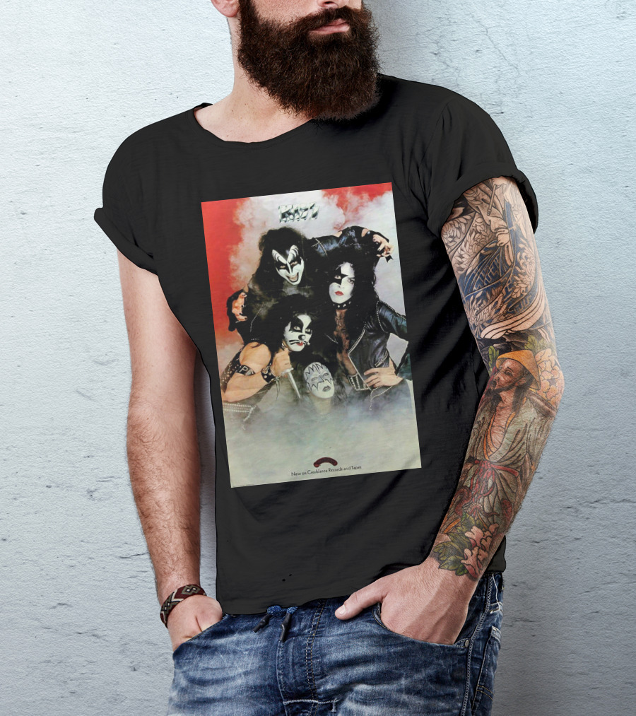 Kiss Band New On Casablanca Records And Tapes T-Shirt