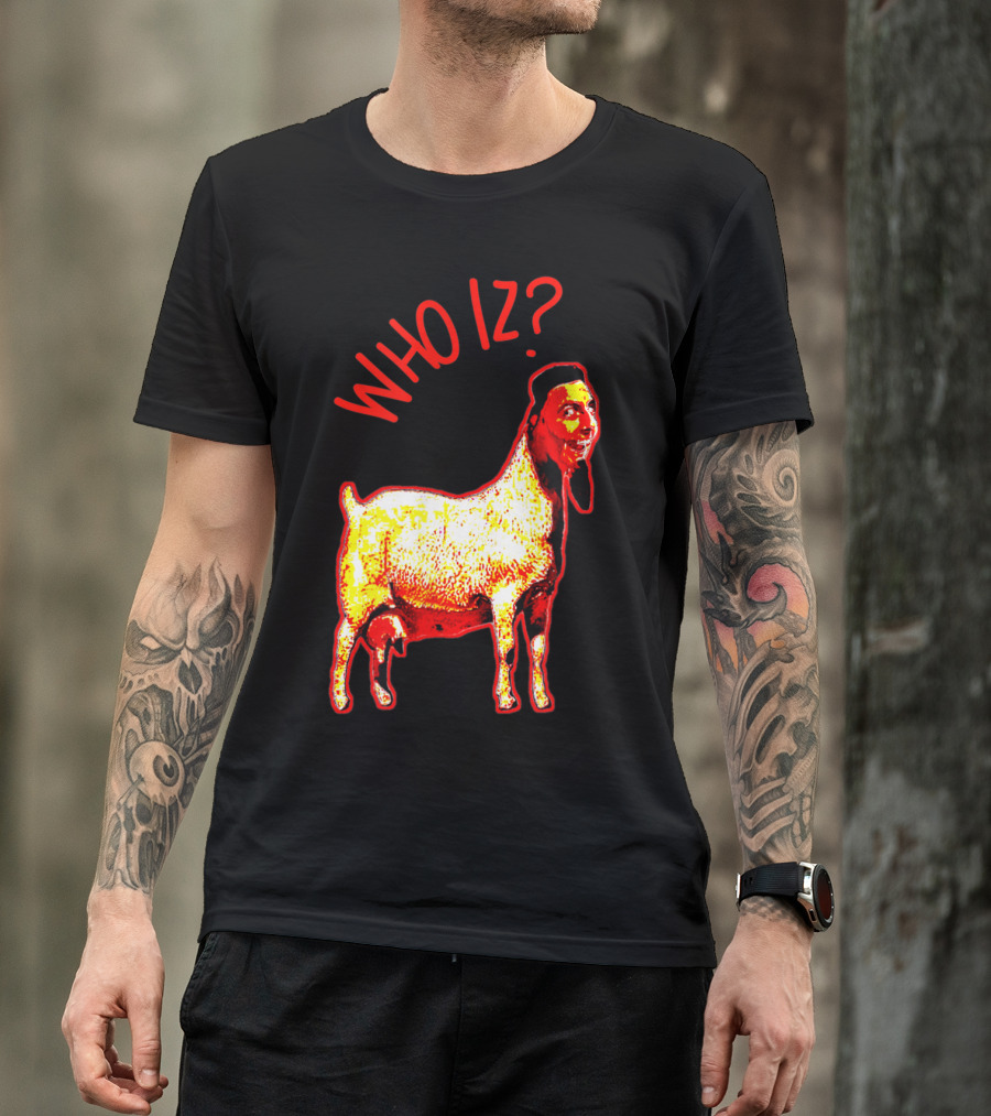 Who Iz Man Myth Legend Goat Nocap T-Shirt