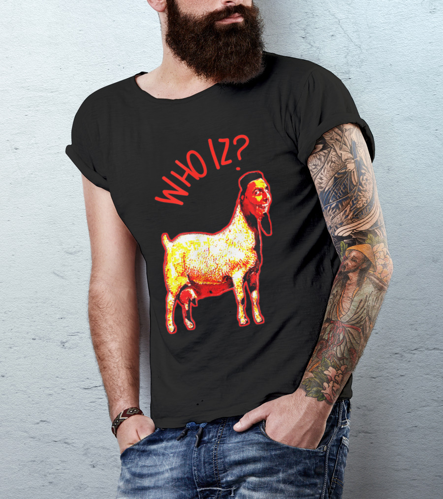 Who Iz Man Myth Legend Goat Nocap T-Shirt