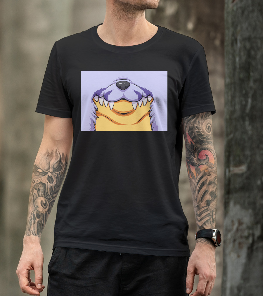 Gabu Mask Anime-Inspired Wolf Face T-Shirt