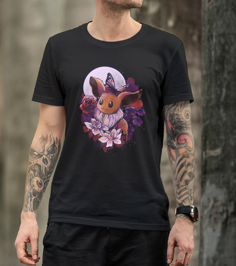 Eevee Moonlight Butterfly Blossoms T-Shirt