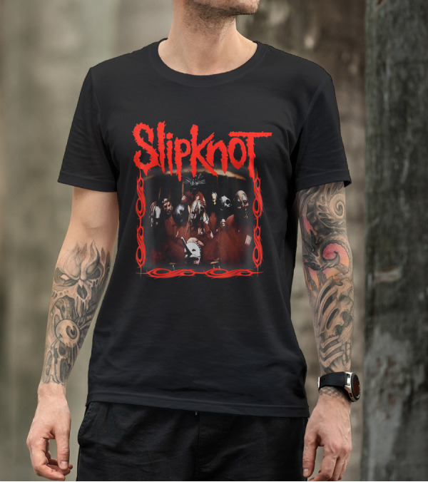 Slipknot Halloween Horror Masked Band Members T-Shirt