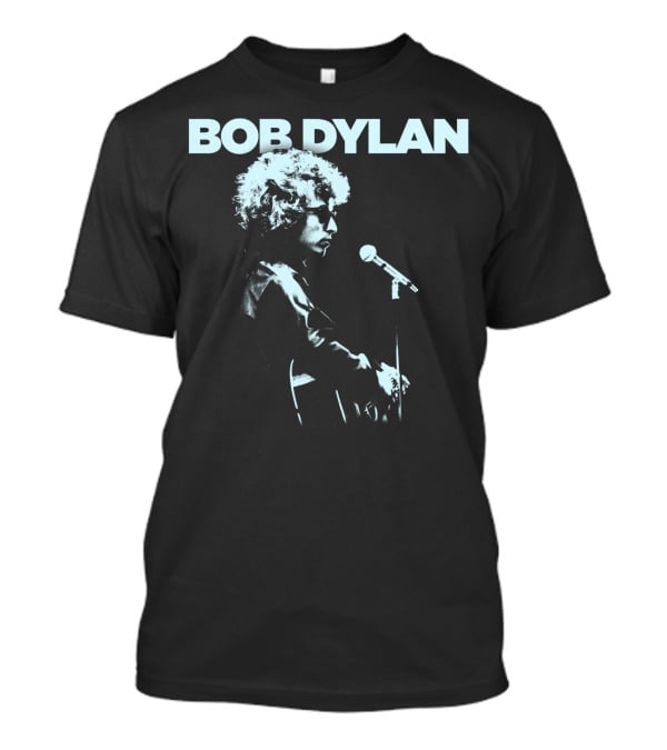 Bob Dylan Profile Microphone T-Shirt