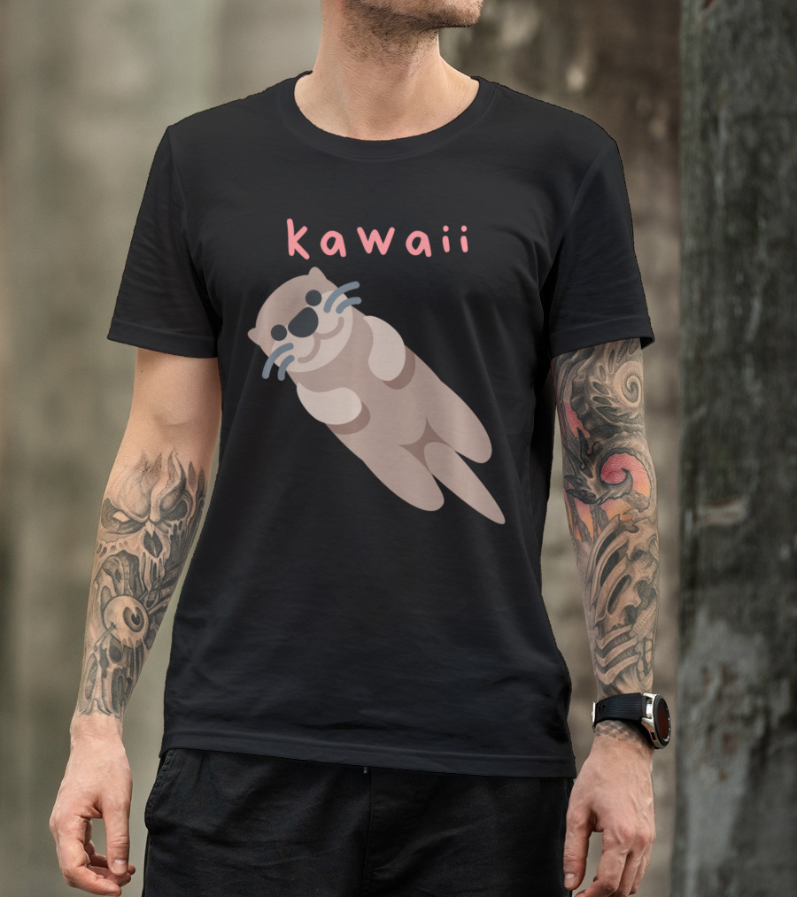 Kawaii Japanese Cute Sea Otter T-Shirt