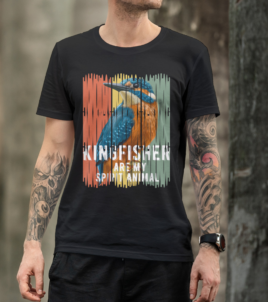 Kingfisher Are My Spirit Animal T-Shirt