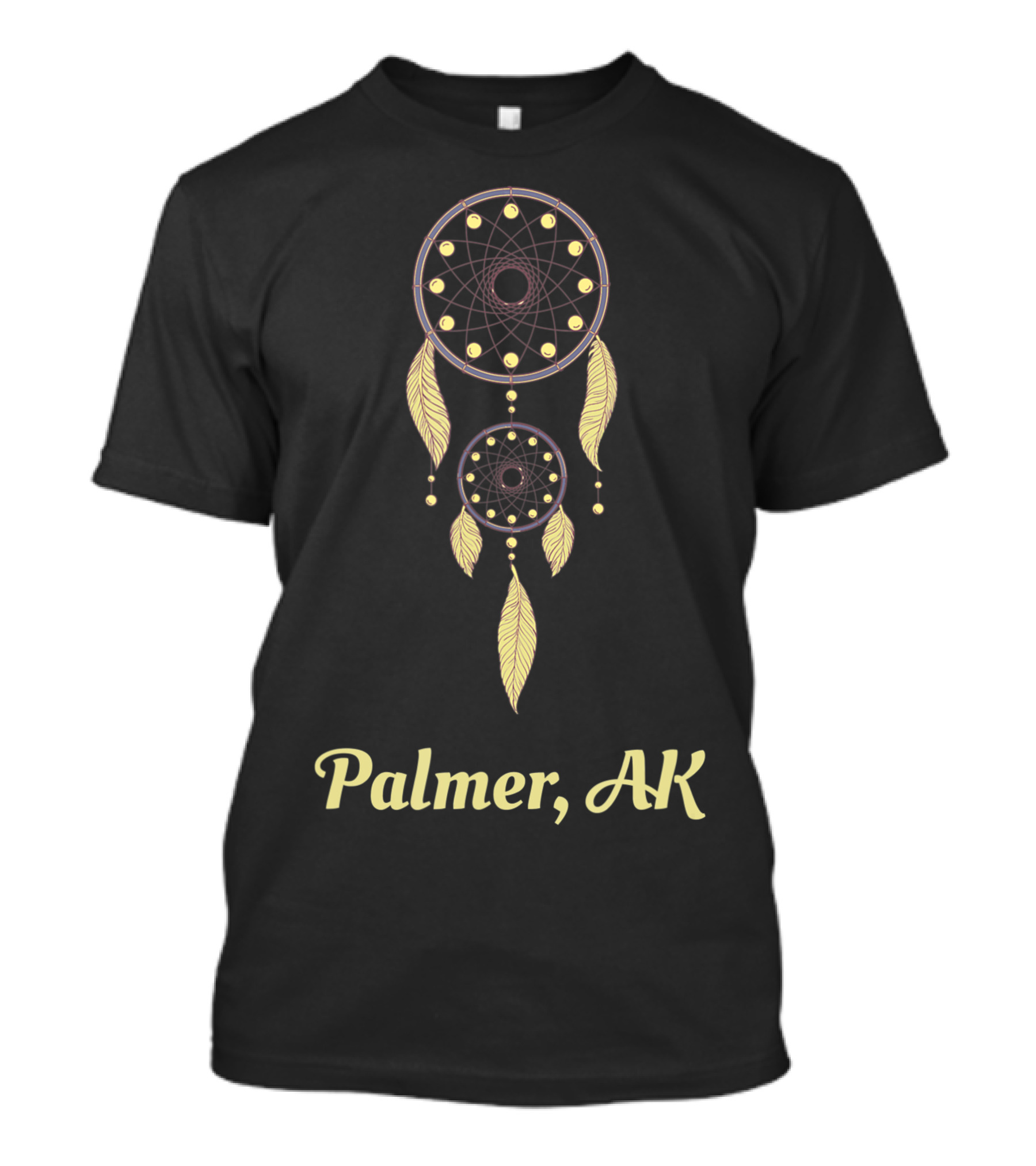 Palmer AK Dreamcatcher With Native American Feathers T-Shirt