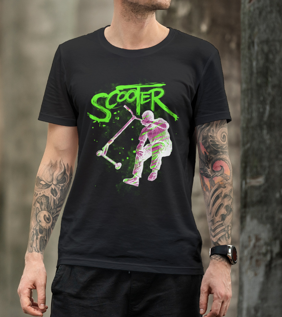 Scooter Neon Jump Action T-Shirt