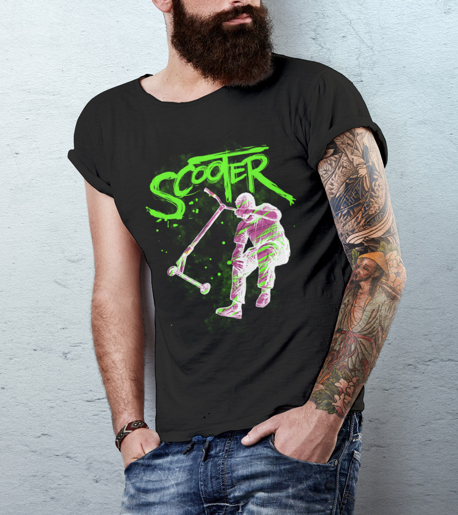 Scooter Neon Jump Action T-Shirt