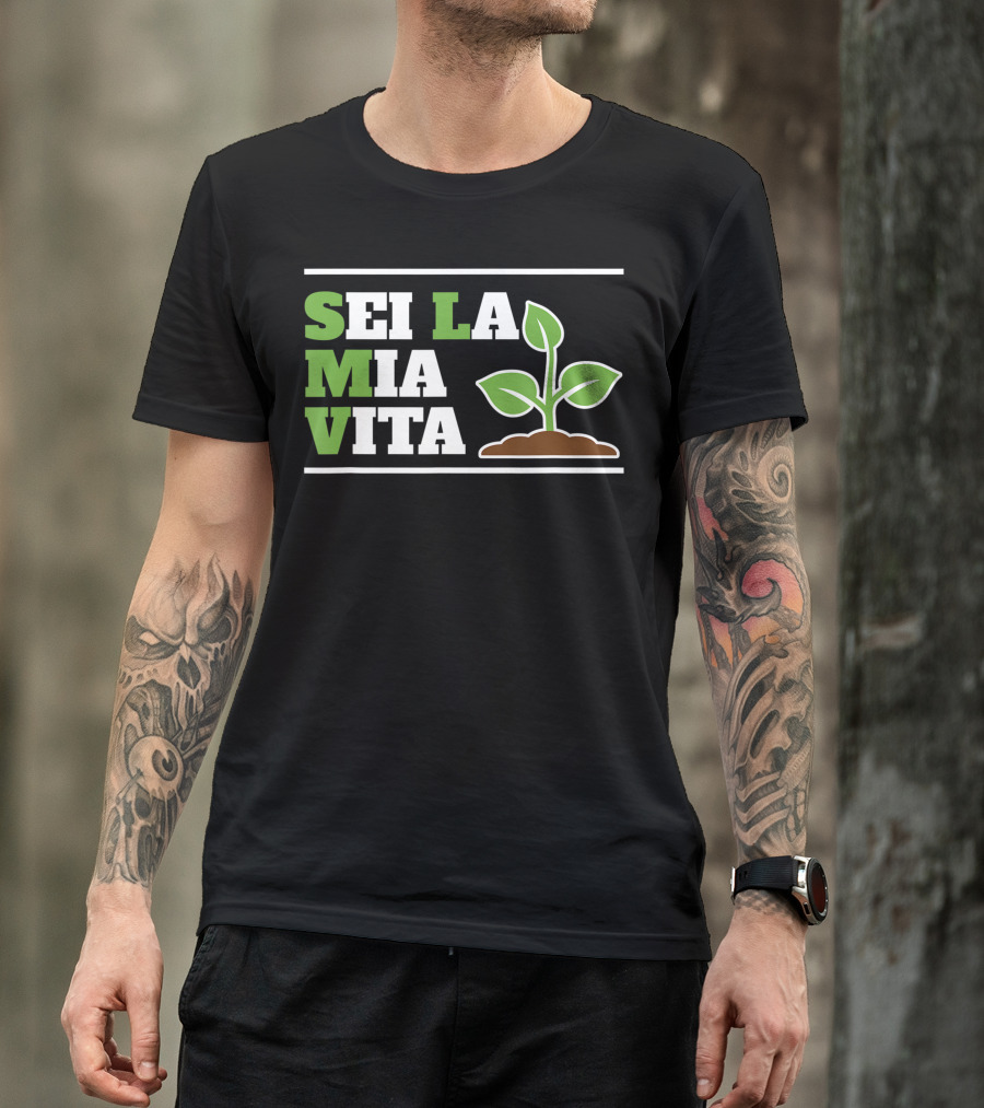 Sei La Mia Vita Italia SMV Plant T-Shirt
