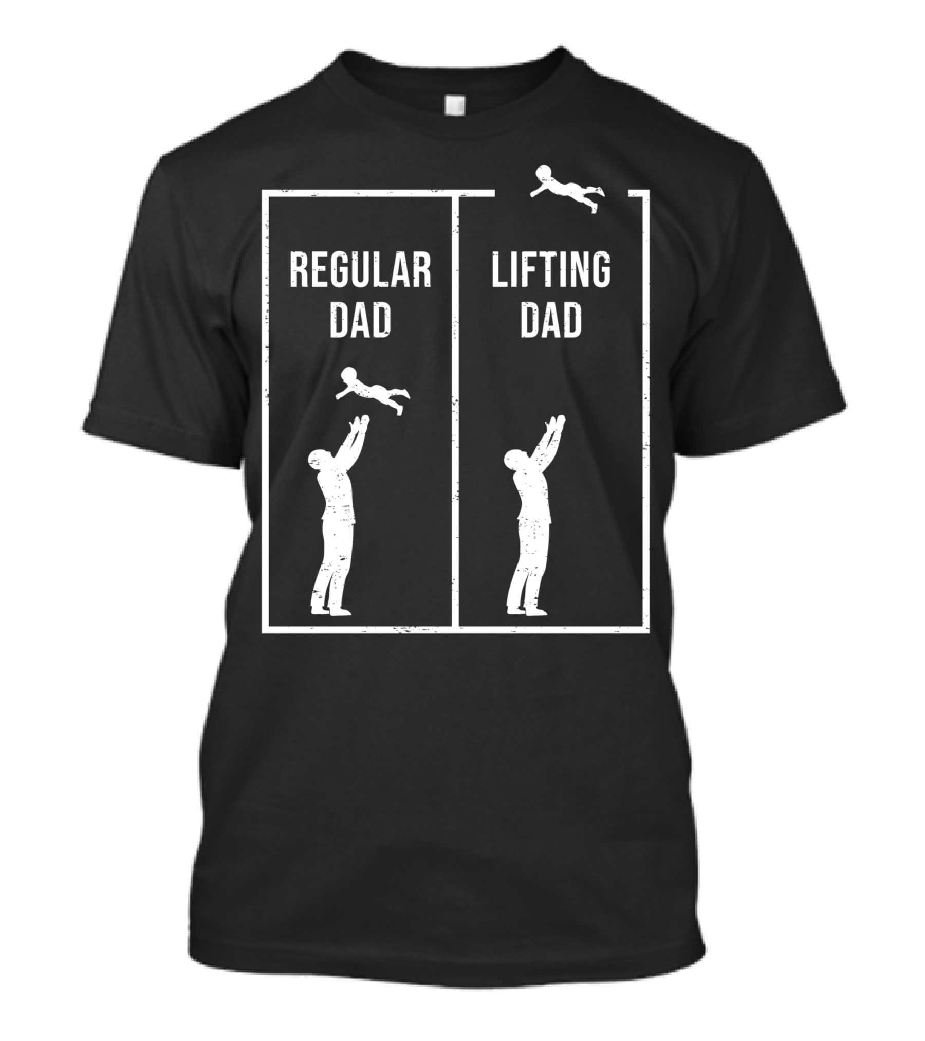 Regular Dad Lifting Dad Weightlifting Workout Fitness Father Gym I Lifting Dad T-Shirt