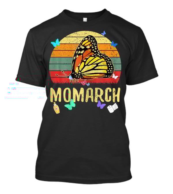 MOMARCH Butterfly Retro Sunset Plus Size T-Shirt