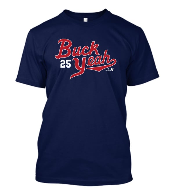 Buck Yeah 25 Players Navy Blue T-Shirt