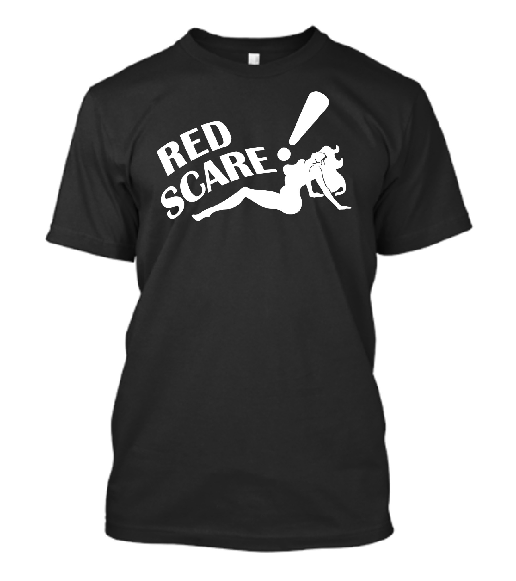 RED SCARE Merch Pin-Up Exclamation T-Shirt