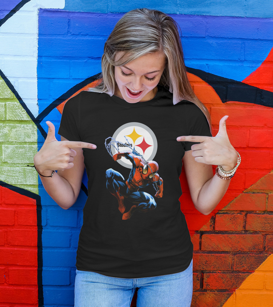 Spider-Man Steelers Fan 15 T-Shirt