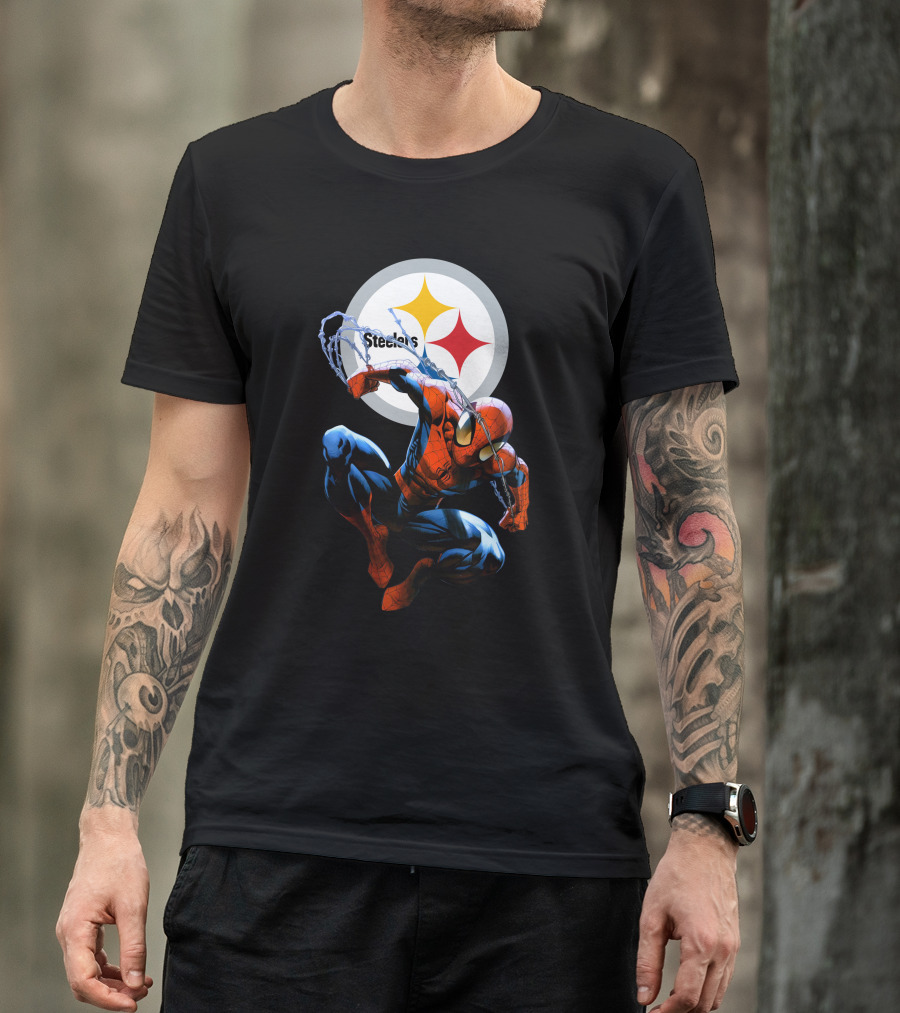 Spider-Man Steelers Fan 15 T-Shirt