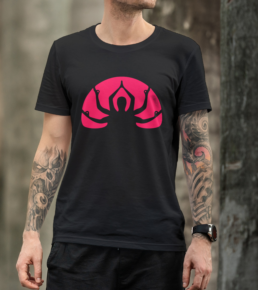 Duality Meditation Pose Mandala Yoga Fashion Trends T-Shirt