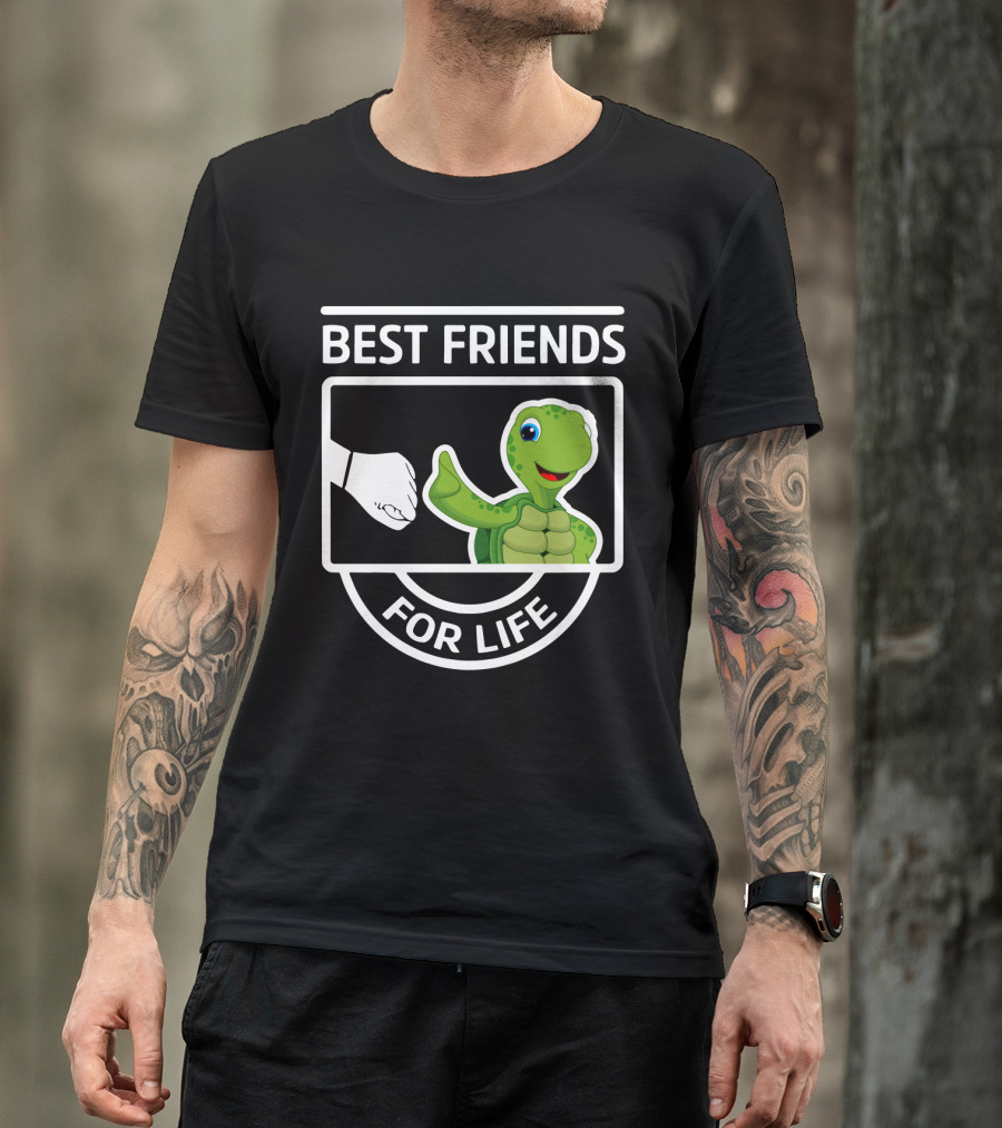 Best Friends For Life Turtle Fist Bump T-Shirt
