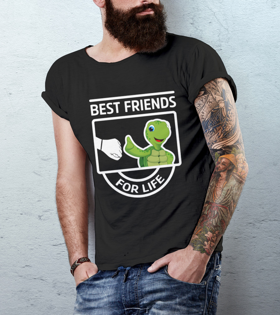 Best Friends For Life Turtle Fist Bump T-Shirt